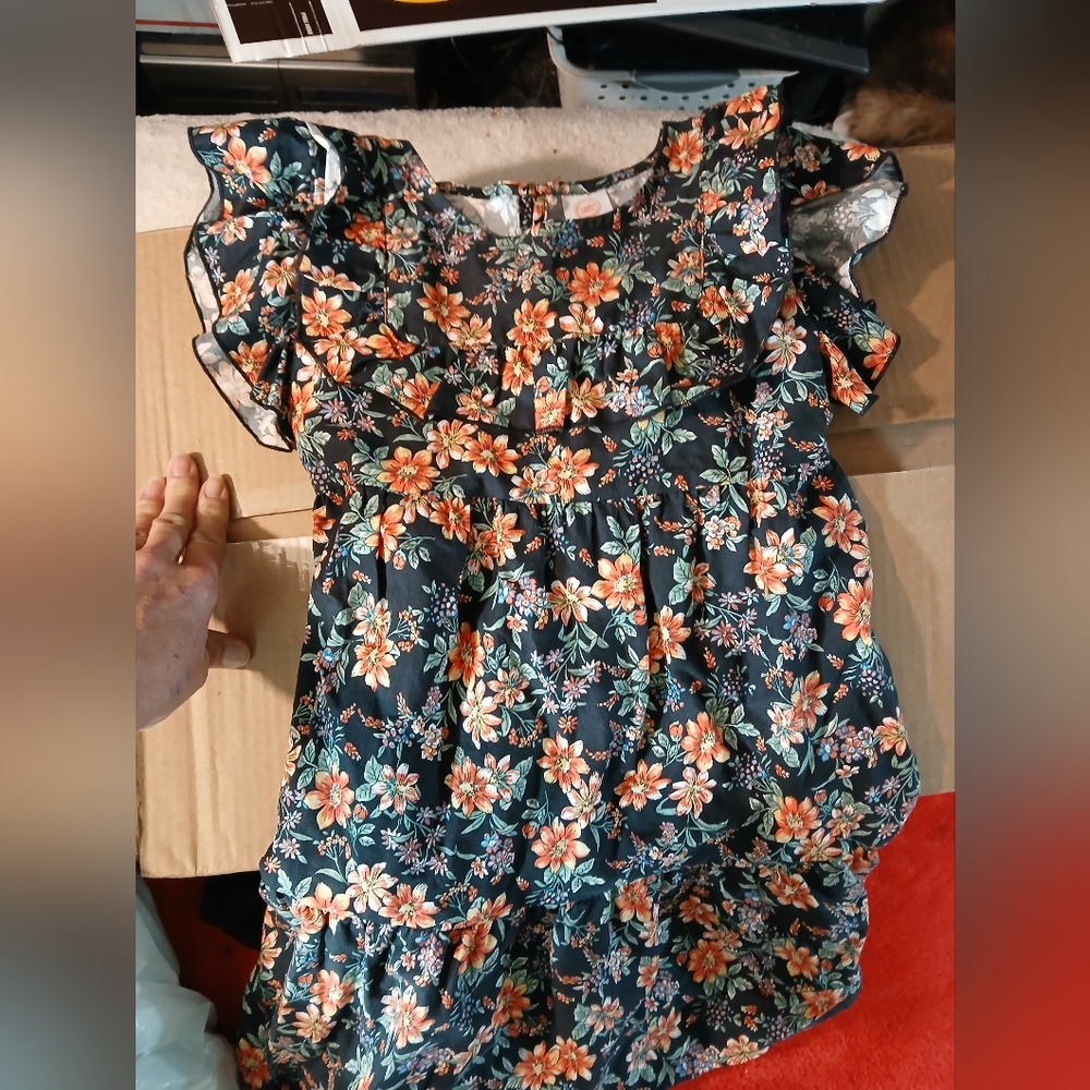 Floral Ruffle Women's Top